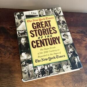 New York Times Great Stories of the Centuries hardback coffee table display book